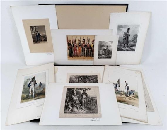 Napoleonic Lithographs & Engravings - Hippolyte Bellangé