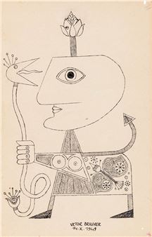 Victor Brauner | 1,337 Artworks at Auction | MutualArt