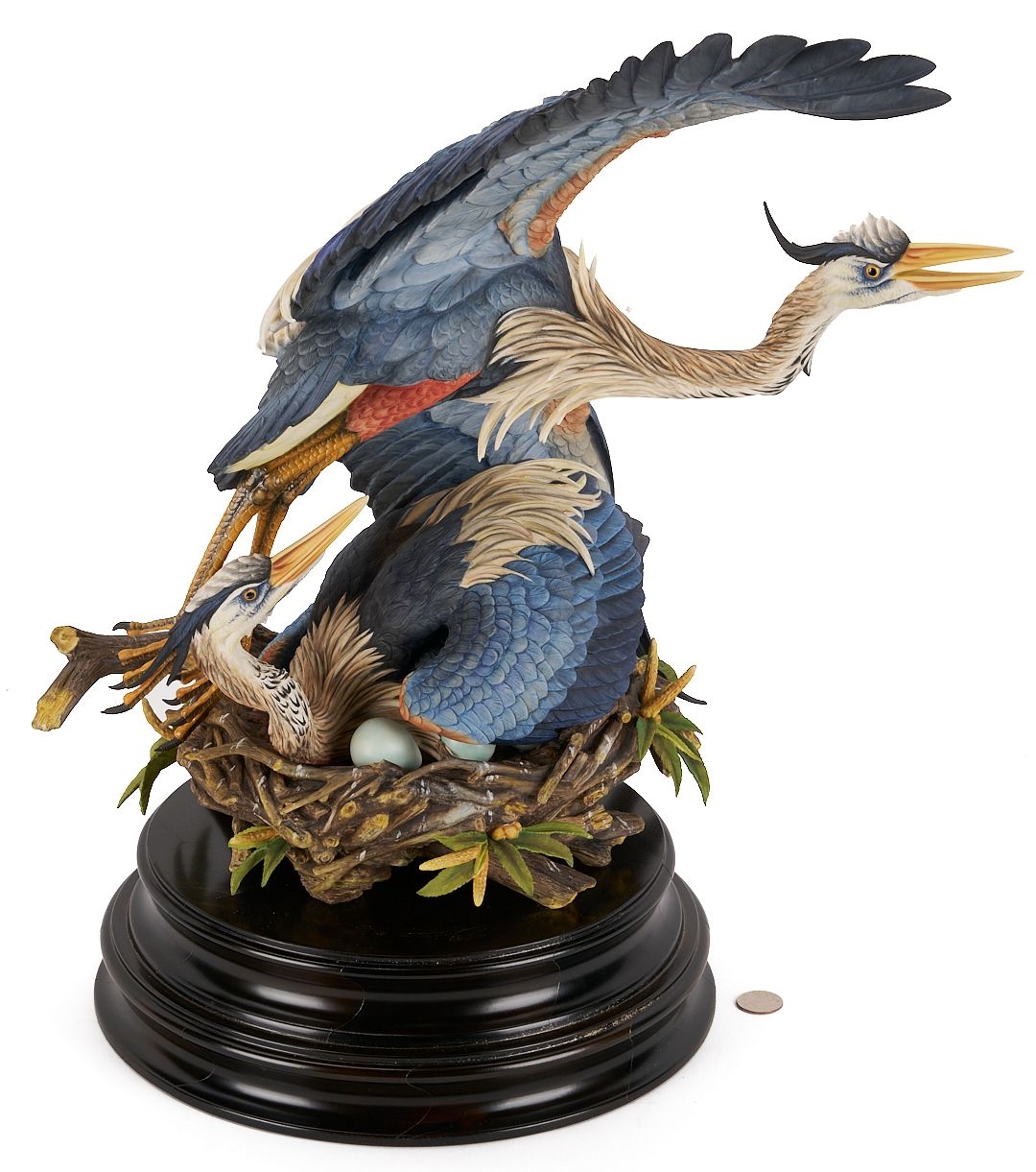 Artwork by Günther Granget, The Challenge, Made of Porcelain sculpture