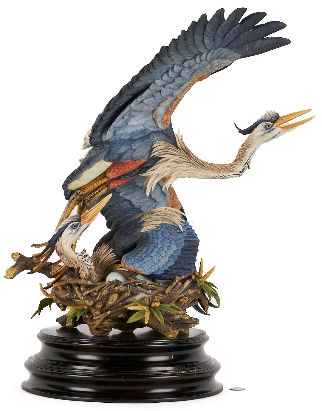 Artwork by Günther Granget, The Challenge, Made of Porcelain sculpture