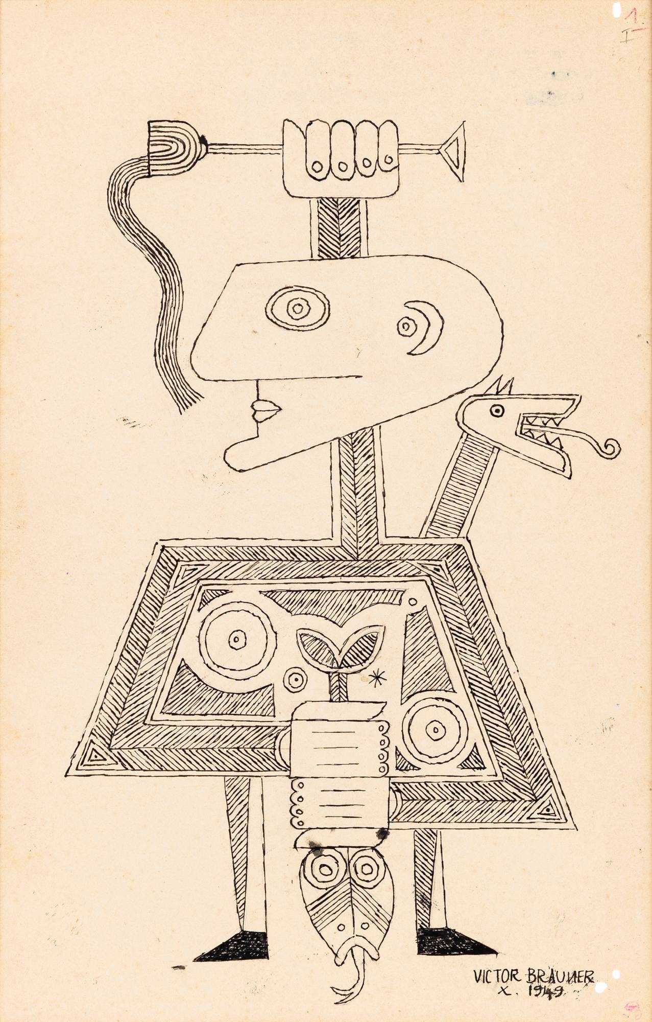 Victor Brauner | 1,337 Artworks at Auction | MutualArt