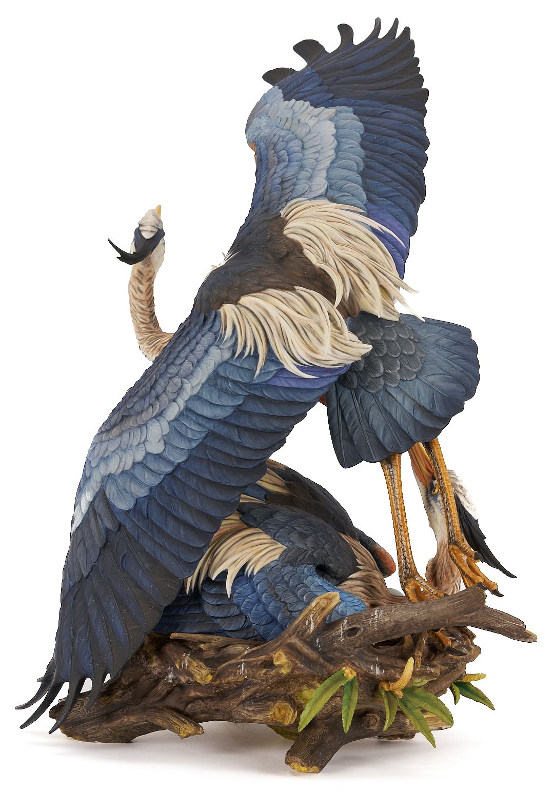 Artwork by Günther Granget, The Challenge, Made of Porcelain sculpture