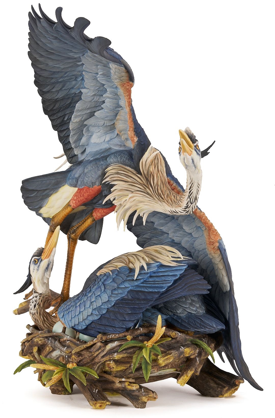 Artwork by Günther Granget, The Challenge, Made of Porcelain sculpture