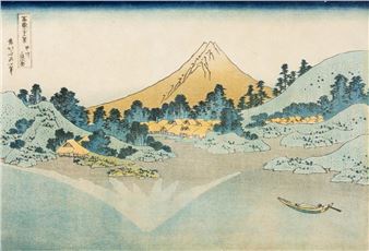 Surface of Lake Misaka, Kai Provence (Koshu Misaka suimen) - Katsushika Hokusai
