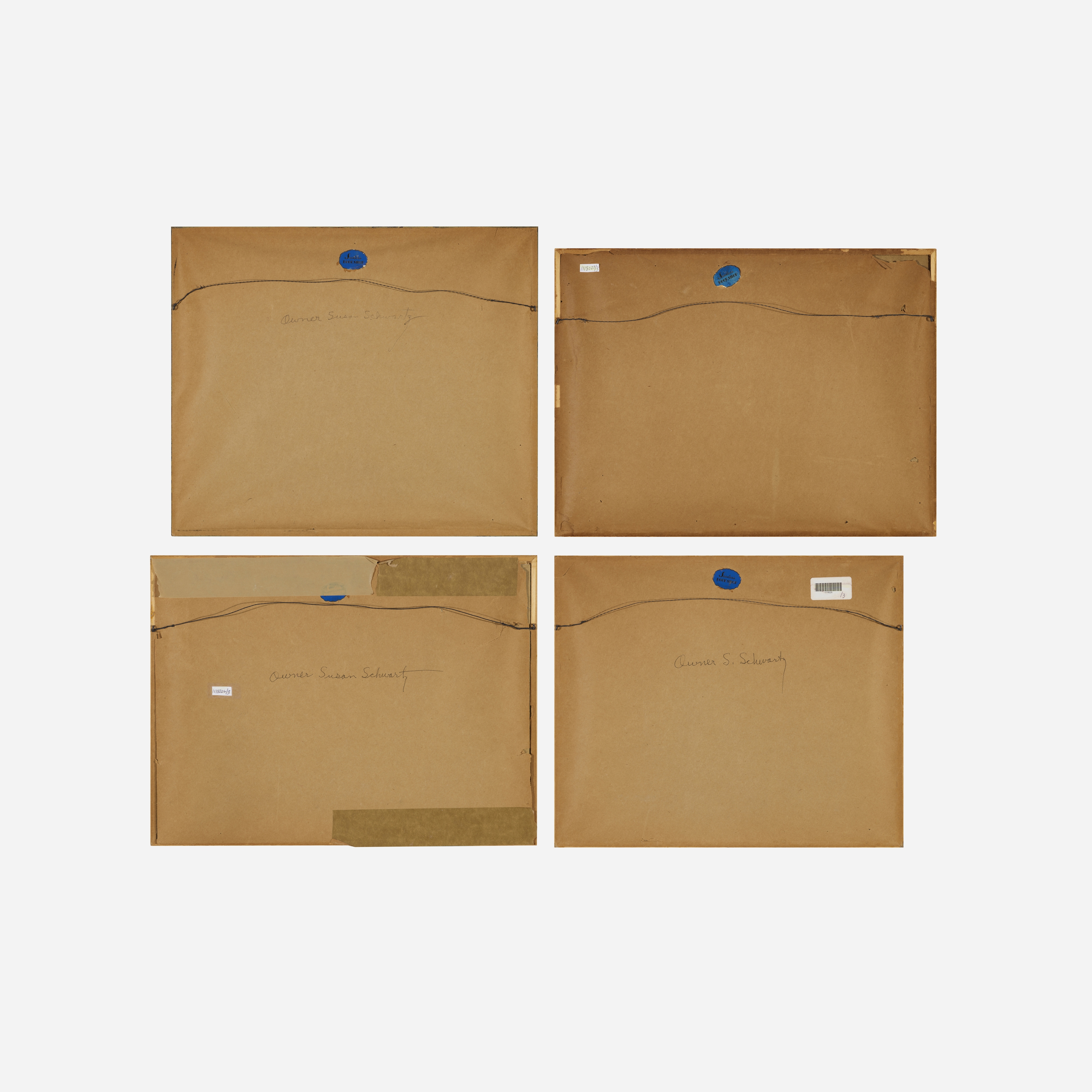 A collection of four loose sketches depicting dynamic human movement and interaction.