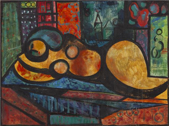 Female nude, około 1969 - Ewa Kuryluk