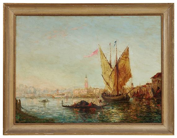 Venice, the Grand Canal - Charles Eugène Cousin
