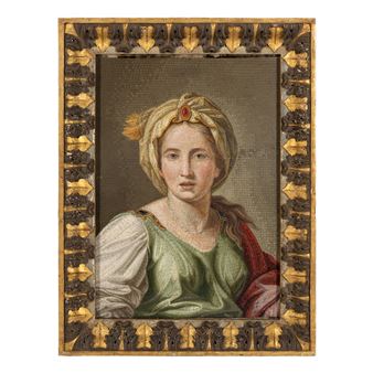 An Italian Micromosaic Panel of the Persian Sibyl