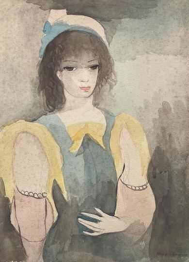 Marie Laurencin | Portrait de jeune femme (1934) | MutualArt