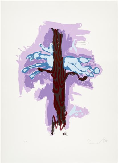 o.T. (AT-Aquarell) - Jörg Immendorff