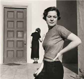 Installation view of Leonard Freed exhibition at Le Bal.