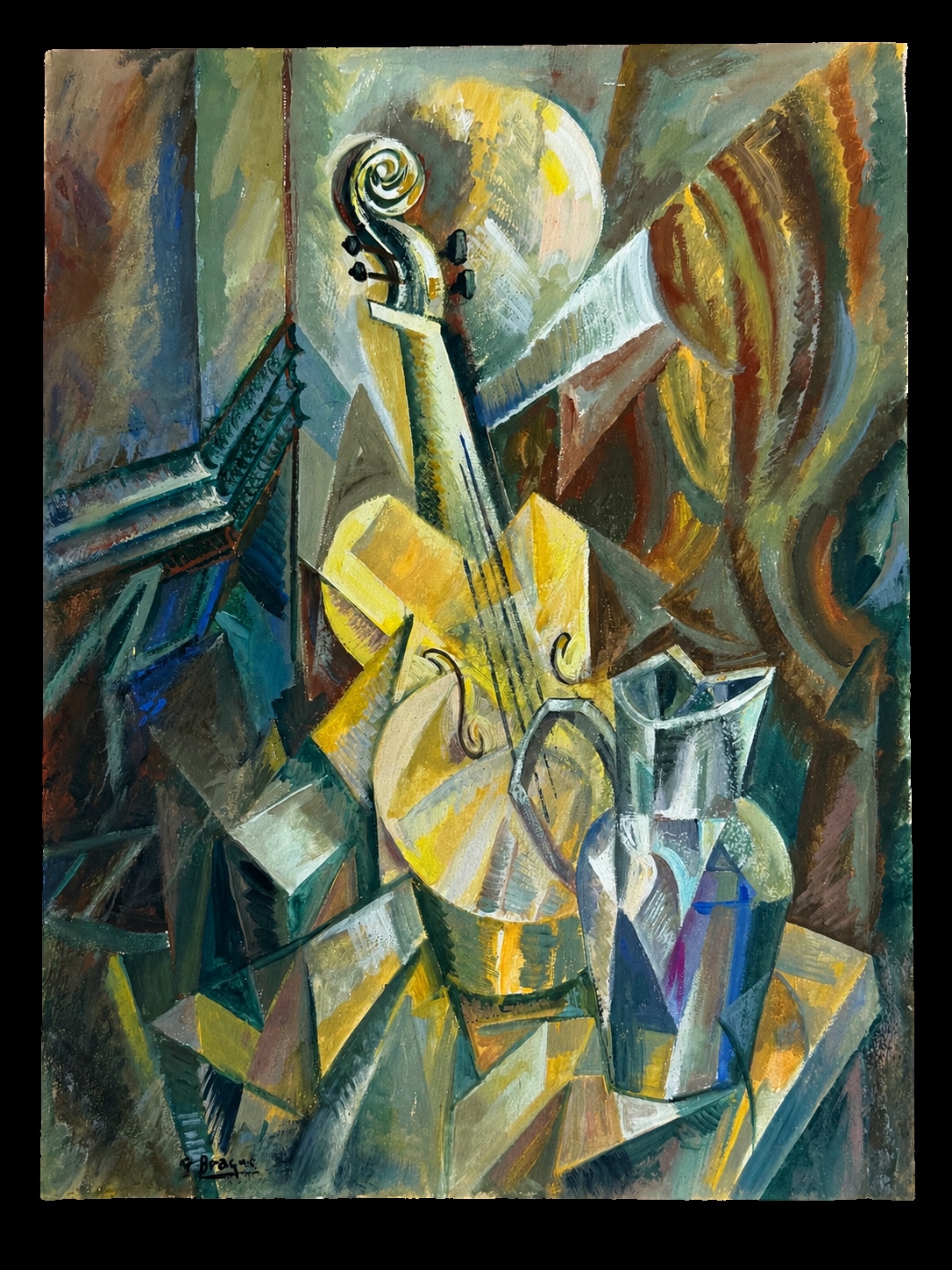 Georges Braque | Cubist Musical Composition | MutualArt
