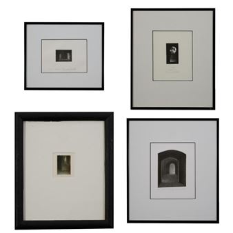 Four Etchings on Paper - Donald Furst