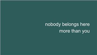 Nobody Belongs Here More Than You - Tautai Pacific Arts Trust
