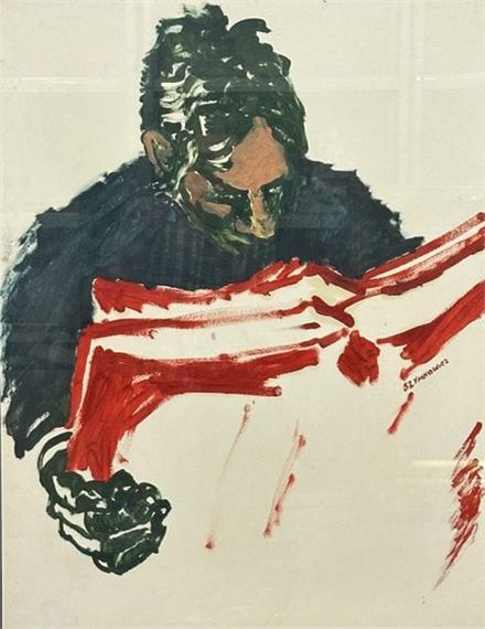 Reading the Newspaper - Charles Szymkowicz