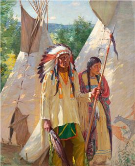 Looks Ahead and Squaw, Crow