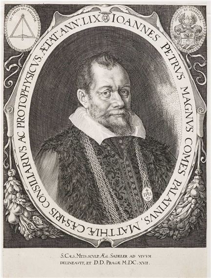 Portrait of Count Palatine Johan Petrus Magnus, 1617 - Aegidius Sadeler II