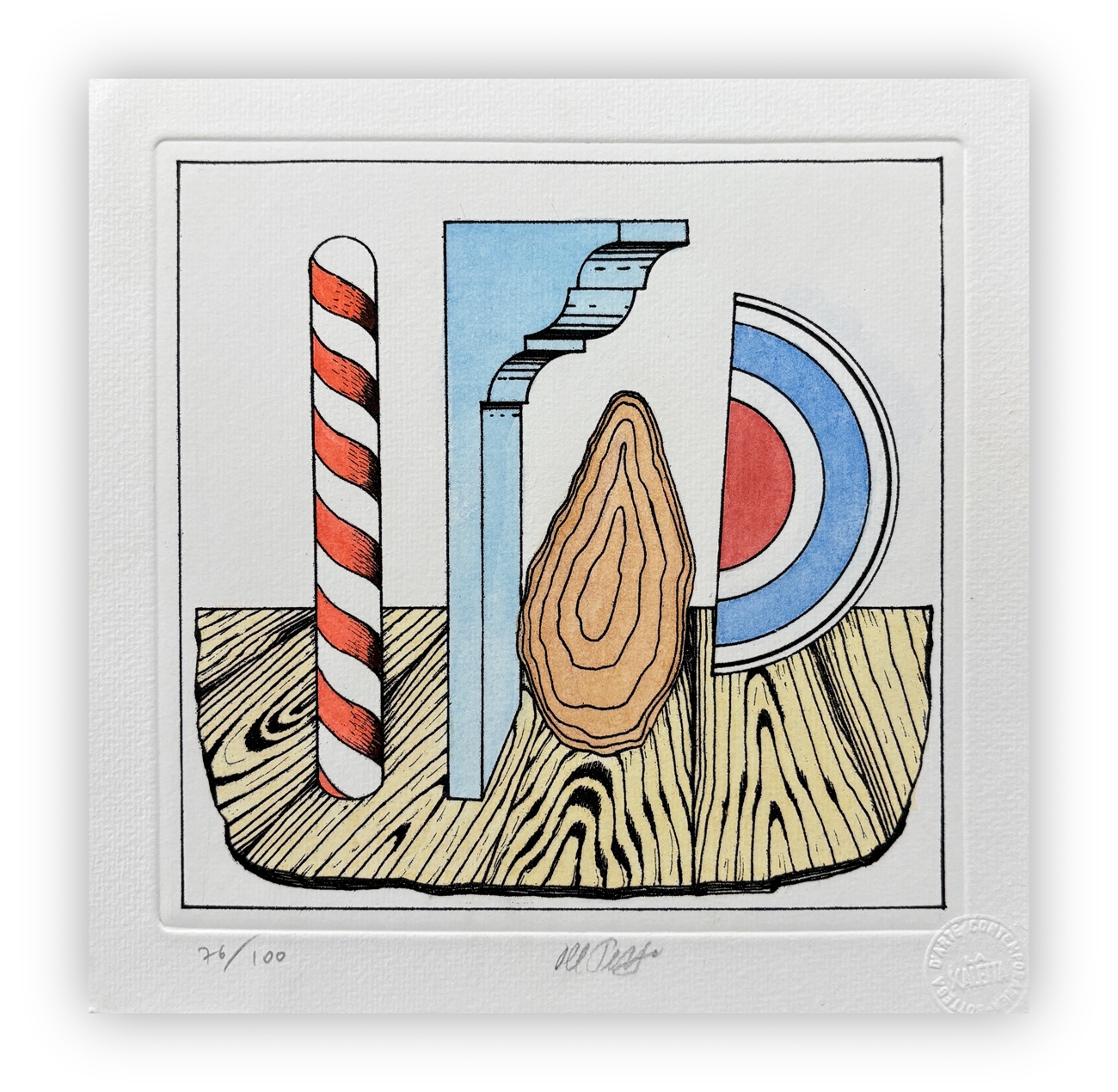 イタリア　LUCIO DEL PEZZO Art ポスター Lucio del Pezzo | 2,178 Artworks at Auction | MutualArt