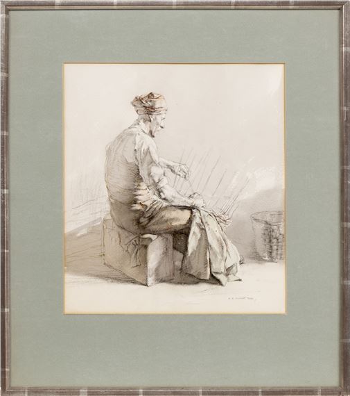 CORNISH BASKET-MAKER - Arthur Ralph Middleton Todd