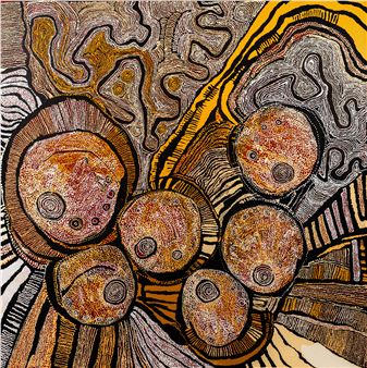 Nyunmiti Burton: Kungkarangkalpa Tjukurpa: A Seven Sisters Story - Martin Browne Contemporary