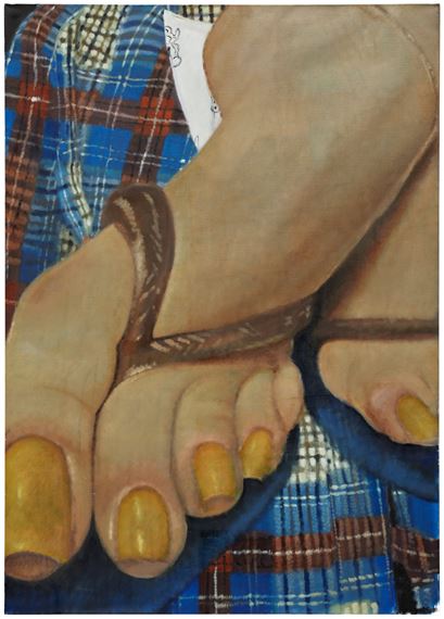 Untitled (harley's foot thing) - Issy Wood
