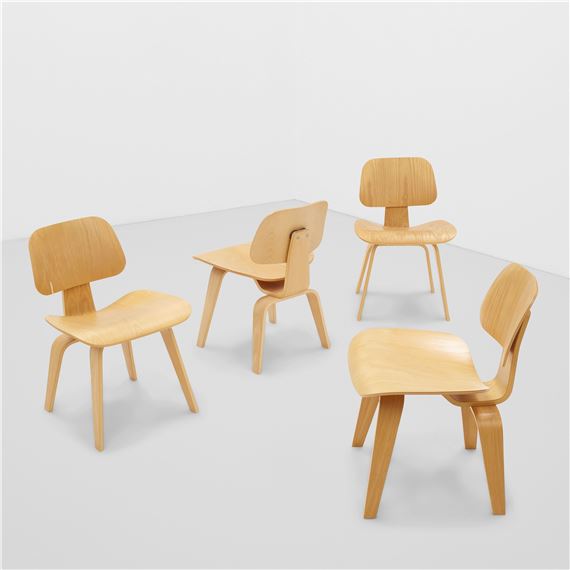 Four 'LCW' Chairs - Charles & Ray Eames
