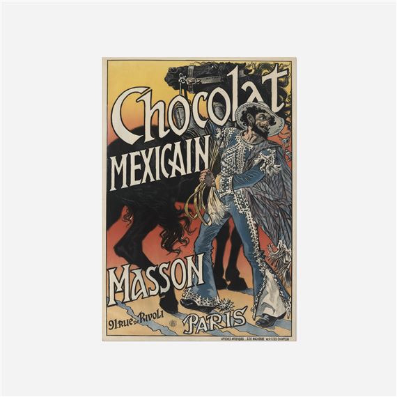 Masson / Chocolat Mexicain vintage poster - Eugène Grasset