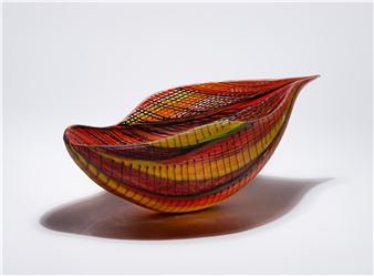 Tuscon Art Glass Bowl