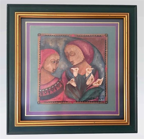 BEAUTIFUL FRAMED ORIGINAL ARTWORK BY PIETER LESSING (SA) - Pieter Lessing