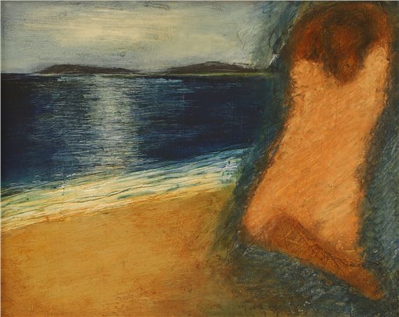 Figure & Skyline, Tresco, Scilly - John Emanuel