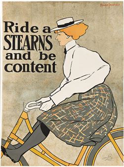 Ride a Stearns and Be Content. 1896. Picture