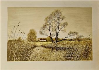 Jeremy King【golf coat】 lithograph AP 美術品・アンティーク