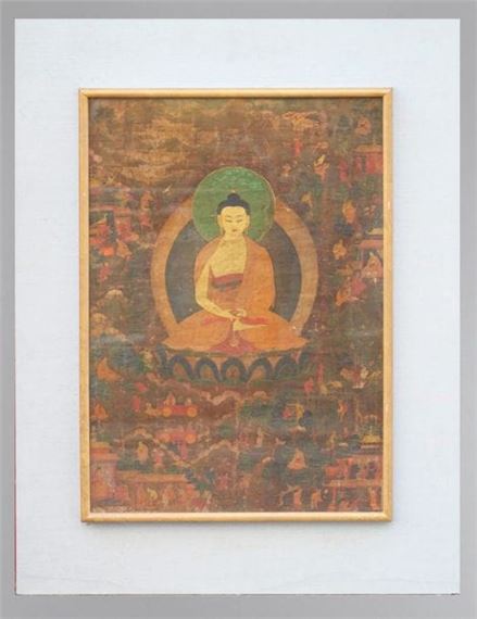 Tibetan School, 18th Century | 十八至十九世紀西藏紅色阿彌陀佛唐卡