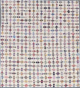 Vintage American Miniature “Four-Patch” Patchwork Quilt, Circa 1930s, Approx. 2,000 Pieces Picture