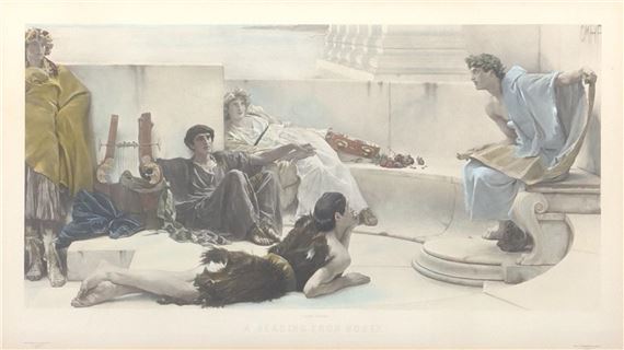 A Reading From Homer - Lawrence Alma-Tadema