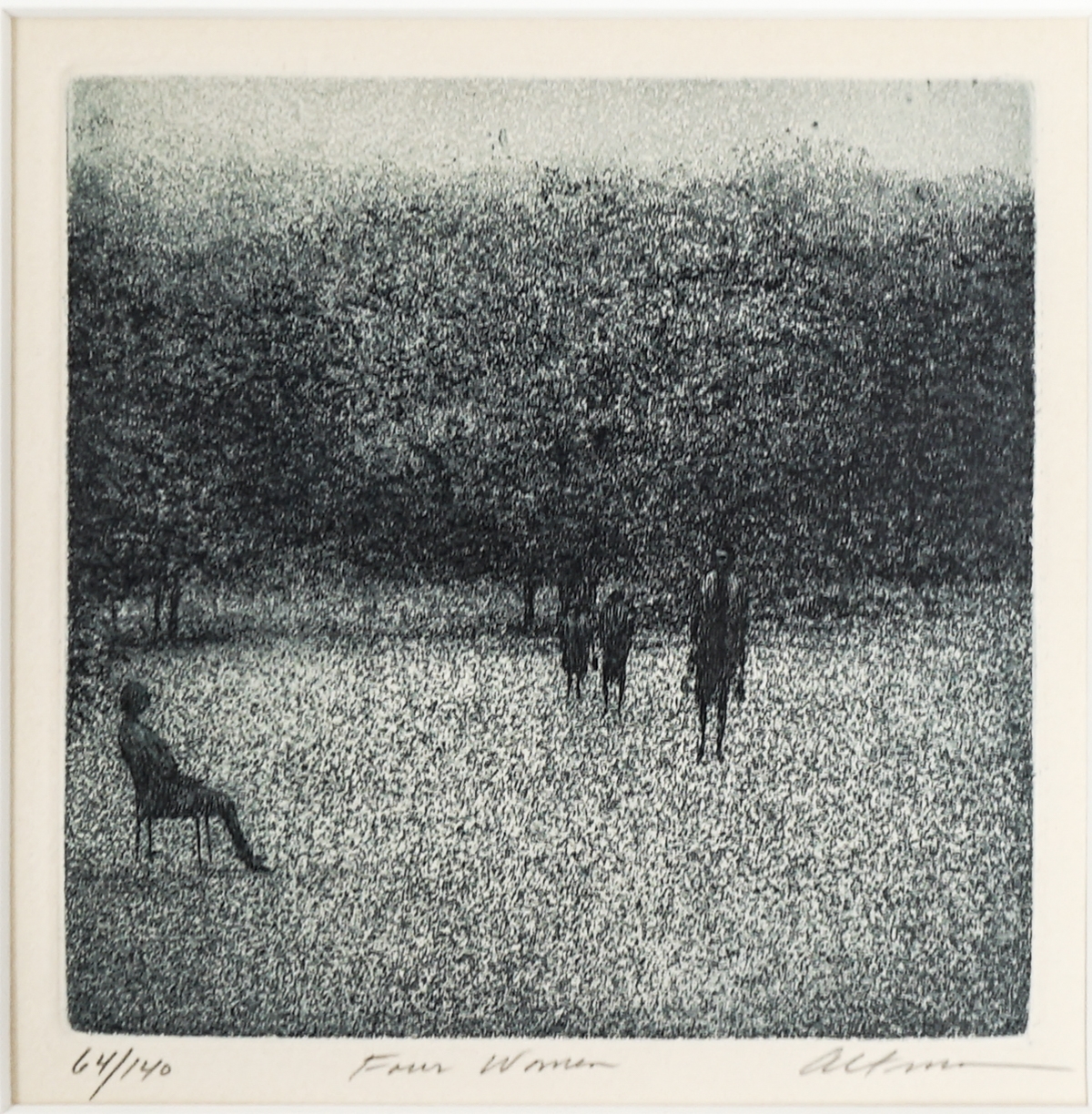Harold Altman lithographレスティングカップル　リトグラフ Harold Altman | 605 Artworks at Auction | MutualArt