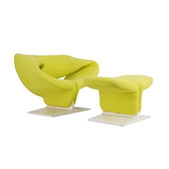 Model 582 'Ribbon' chair and footstool Picture