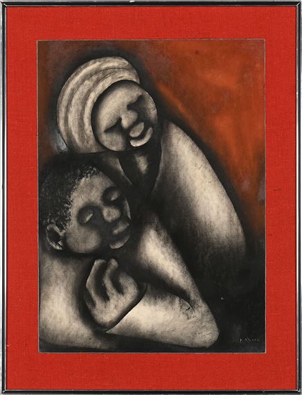 Embracing Couple - David Mbele