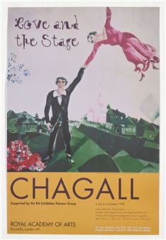 Chagall: Love and the Stage, Royal Academy of Arts 1998 Exhibition Poster Picture