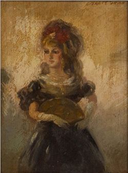 Portrait of a Girl with Hat Picture