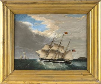 The ship *Wolga* of Boston. Picture