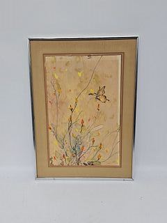 Butterfly and Orange Flowers - Chien Fei Chiang
