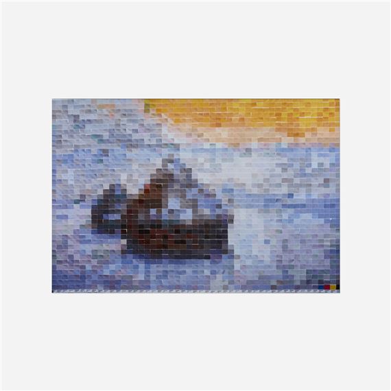 After Claude Monet from Pictures of Color - Vik Muniz