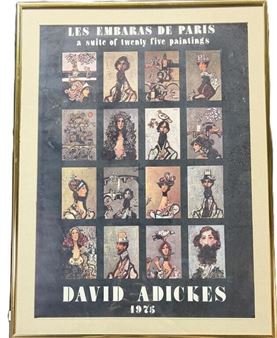 FRAMED & MATTED DAVID ADICKES POSTER Picture