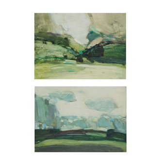 TWO LANDSCAPES; STRATHDON ABERDEENSHIRE & NEW DAWN Picture