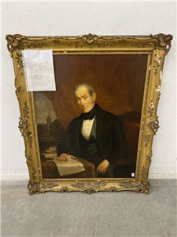 Portrait de Monsieur Louis Van Frachen (1779-1846, ), bourgmestre de Steenokkerzeel, huile sur toile Picture