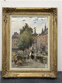 Marché aux fleurs place de l'Ange Picture