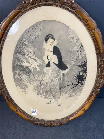 Jean Hardy | Lady with Peacock (ca. 1920) | MutualArt