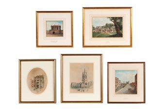 Five watercolours by James Wood of Newcastle upon Tyne - James Wood