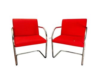 PAIR OF BRNO ARM CHAIRS Picture